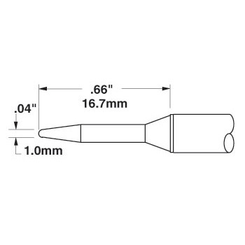 Solder Tip, Smart Heat PowerTips, STTC-507Metcal  